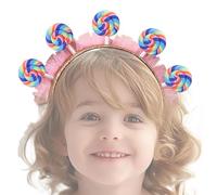 bandeau sucette, bandeaux bonbons pour filles | Bandeau sucette Cerceaux de cheveux roses,Bandeaux pour cheveux, accessoires Photo, bandeau bonbon pour fêtes d'anniversaire de petites filles, évé