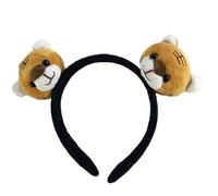Bandeau tigre en peluche pour cosplay, Halloween, école, jeu de rôle pour femmes, filles, adultes, décorations de tigre mignon, couvre-chefs pour femmes et filles