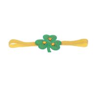 Bandeau Trèfle Saint Patrick Vert, Accessoire Tête Festif Léger | Polyester et Pp, Usage Scène ou Fête, Style Polyvalent, Présent pour Célébration Irlandaise