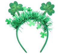 Bandeau Trèfle Vert pour Femmes, Style Irlandais, Fête et Mariage | Accessoire Léger en Tissu, Forme Shamrock, Esprit Festif, pour Célébrations, Festivals et Occasions Spéciales
