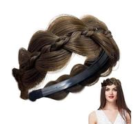 Bandeau tressé, accessoire pour perruque avec dents - Accessoire de cheveux tressés en arête de poisson pour femme et fille