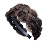 Bandeau tressé - Bandeau tressé avec dents | Serre-tête tressé torsadé pour femmes et filles | Accessoire de cheveux tressé antidérapant parfait pour un usage quotidien, look tressé élégant pour