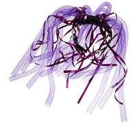 Bandeau Tressé en Plastique Coiffe Pourpre, LED pour Fête Halloween | Clip-on Facile à Mettre, 2 Modes Lumineux, 6 et 9 Lumières, pour Concerts et Soirées