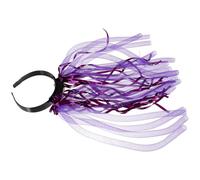 Bandeau Tressé LED pour Célébration Halloween, Serrage Tête Pourpre | Plastique Léger, Clip-on Facile, 2 Modes, 6 Lumières à Gauche et Droite, Soirées Concerts