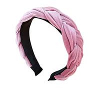 Bandeau tressé pour femme - Tendance - Antidérapant - Accessoire de cheveux extensible