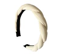 Bandeau tressé rembourré en éponge pour le lavage du visage et les soins de la peau Bandeau glissant