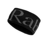 Bandeau tricotÃ© avec logo Rab Gris TU
