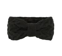 Bandeau tricoté doublé en polaire pour femme - Bandeau élastique avec nœuds - Confortable - Cache-oreilles pour l'hiver