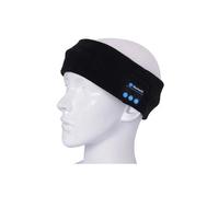 Bandeau Tricoté iOs Android Ecouteurs Mains Libres Bluetooth Micro Intégré Noir