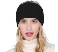 Bandeau tricoté pour femme - Bandeau d'hiver en tricot au crochet | Froid que ce soit un bandeau cache-oreilles en tricot doux, épais et chaud