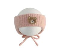 Bandeau tricoté tendance pour bébé - Élégant dessin animé - Pour séance photo et mode quotidienne