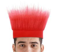 Bandeau Troll, perruque de cheveux fous - Accessoire de costume d'Halloween - Couvre-chef confortable, bandeau pour cheveux, accessoires d'encouragement pour, adolescents et adultes