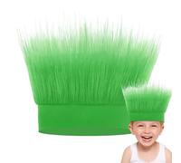 Bandeau Troll, perruque de cheveux fous, Accessoires de costumes de cheveux, Couvre-chef confortable, bandeau pour, accessoires d'encouragement pour, adolescents et adultes