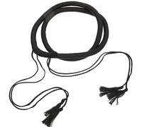Bandeau Turban Arabe Homme Ajustable Noir en PU pour Hommes | Fixe les Foulards Arabes, Léger et Confortable, Accessoire Vestimentaire Pratique, Style Adapté aux Tenues du Quotidien