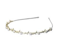 Bandeau unique en forme de papillon et de perles pour filles, accessoire de cheveux adapté pour les cérémonies de mariage, la première communion et plus encore