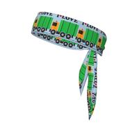 Bandeau unisexe avec imprimé « I Love Garbage Trucks » - Pour basket-ball, course à pied, tennis