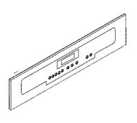 Bandeau verro blanc - Four, cuisinière (74X3491 DE DIETRICH)