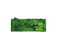 Bandeau vert à quatre feuilles pour bébé fille, doux, extensible, joli nœud papillon accessoire pour cheveux pour 0-6 mois