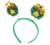 Bandeau Vert Décoration Capillaire, de Fête Saint Patrick pour Cheveux | Feutre et Pp, Taille Unique Confortable, pour Costumes de Fête, Anniversaires, Bars et Photos