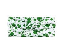 Bandeau vert Saint Patrick imprimé croix cheveux fête bandeau accessoire bandeau accessoire bandeau élastique vacances sport X2J8 Yoga