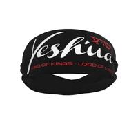 Bandeau Yeshua, Jésus, Roi des Rois, Seigneur des seigneurs - Bandeau de Sport Anti-Transpiration - Bandeau Unisexe pour Adultes
