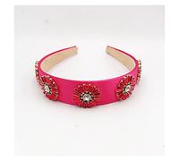 Bandeaux à carreaux vintage en cristal à fleurs et fleurs pour l'automne, élégants, assortis, cerceaux pour femmes, diadème, accessoires pour cheveux