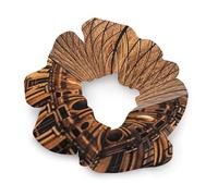 Bandeaux à cheveux en satin tendance, motif musée du Louvre à Paris, chouchous à cheveux extensibles en polyester et élasthanne pour tous les types de cheveux