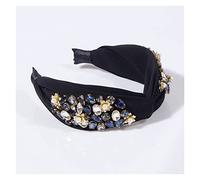 Bandeaux à fleurs en perles pour femmes et filles, bandeaux à cheveux en strass cristal, noués sur le dessus, cerceaux de fête, accessoires pour cheveux faits à la main