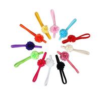 Bandeaux à Fleurs pour Bébé Fille, Lot de 12 Couleurs