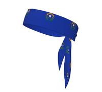 Bandeaux à nouer avec imprimé drapeau de l'État du Nevada, cravate de karaté, bandeau athlétique, bandeau d'entraînement anti-transpiration