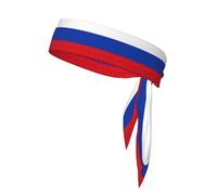 Bandeaux à nouer avec imprimé drapeau russe, cravate de karaté ninja, bandeau athlétique, bandeau d'entraînement anti-transpiration