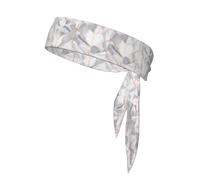 Bandeaux à nouer en marbre or rose avec imprimé de fond pour ninja karaté, bandeaux athlétiques, bandeau d'entraînement anti-transpiration
