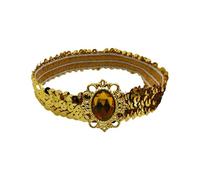 Bandeaux à paillettes scintillantes avec strass élastiques pour cheveux - Accessoires élégants pour femmes et filles