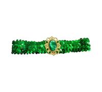 Bandeaux à paillettes scintillantes avec strass élastiques pour femmes, accessoires pour cheveux, fête, festival