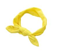 Bandeaux Adorables Oreilles De Lapin Forme Bandeau Élastique Bandeau Bowknot pour, et 1 Pcs Jaune Robuste Et Économique Nice processing