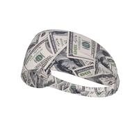 Bandeaux anti-transpiration en dollars américains, bandeaux antidérapants pour sports de plein air, entraînement, course à pied, pour hommes et femmes