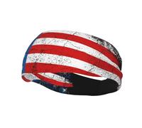 Bandeaux anti-transpiration en lambeaux, en détresse, mince, bleu, drapeau du Canada, bandeaux antidérapants, sports de plein air, entraînement, course à pied, pour hommes et femmes