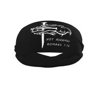 Bandeaux anti-transpiration pour hommes Jésus Christ m'a sauvé la vie 1 Bandeaux de sport d'entraînement pour hommes Bandeau absorbant Mode large bandeau pour la course à pied, le basket-ball, le foot
