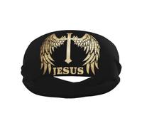 Bandeaux anti-transpiration pour hommes Jésus est Dieu, bandeaux de sport d'entraînement pour hommes, bandeau large à la mode pour course à pied, basket-ball, football, cyclisme, tennis