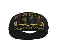 Bandeaux anti-transpiration pour hommes Vintage 2008 pièces originales bandeaux de Sport d'entraînement pour hommes bandeau absorbé mode large bandeau pour la course à pied basket-ball Football cyclis
