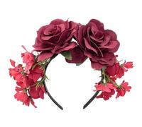 Bandeaux athlétiques à fleurs de rose pour Halloween, bandeau de jour des morts, bandeau d'entraînement pour homme, u, 1 count (Pack of 1)