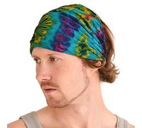 Bandeaux bandana tie-dye - Psychédélique hippie pour femmes foulard bohème hommes G (couleur : A)