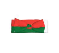 Bandeaux bébé fille imprimé drapeau de Madagascar doux, extensible, mignon nœuds accessoires cheveux pour bébé 0-6 mois