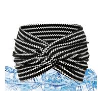 Bandeaux bohèmes larges noués, doux à imprimé floral, accessoires de coiffure pour mariage, yoga, événement en plein air, filles, fitness, course à pied, amateurs de vêtements décontractés