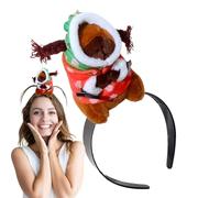 Bandeaux Capybara,Bandeaux Capybara | Bandeau drôle d’animal | Cerceau de cheveux d'animal mignon, bandeau solide antidérapant, de en peluche pour le lavage du visage