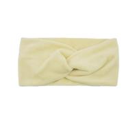 Bandeaux croisés d'hiver for femmes, bandeau élastique solide, sport, Yoga, couvre-chef, accessoires for cheveux for filles(Light Yellow)