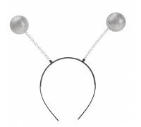 Bandeaux d ’ antenne d ’ Halloween, couvre-chefs d ’ antenne, Silver | Casque d ' antenne adorable, bandeaux d ' anniversaire de bal, couvre-chef de cheveux d ' antenne extraterrestre de
