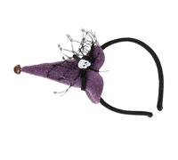 Bandeaux de cheveux d'Halloween pour femmes, bandeau de chapeau de sorcière, couvre-chef de chapeau de sorcière d'Halloween | Coiffures de fête élégantes avec toile d'araignée pour célébrations, fêtes