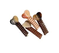 Bandeaux de Cheveux en Spirale Téléphone 4 Pièces, Élastique Antidérapant, Ne Dommage pas les Cheveux, Multicolore(Coeur)