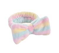 Bandeaux de Cheveux Femmes Maquillage Corail Polaire Bandeau Lavage Visage Doux élastique for Cheveux Haut Noeud Bandeaux Fille Chapeaux Accessoires(Style 17)